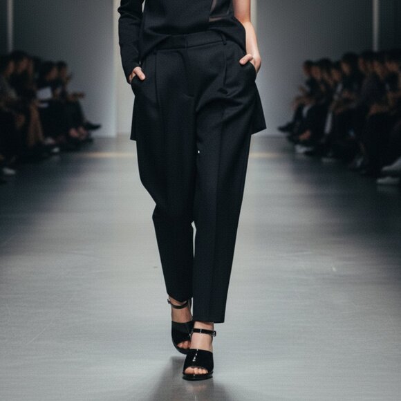 Zara Glossy Black Women's Wedge Sandal - Picture 8 of 8